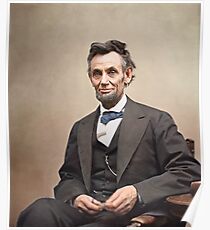 Colorized - Abraham Lincoln Poster