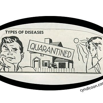 Artwork thumbnail, Encyclopedia Series Stickers - Quarantined by cooncyn