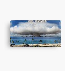 Colorized Operation Crossroads Baker, Bikini Atoll,1946 Metal Print