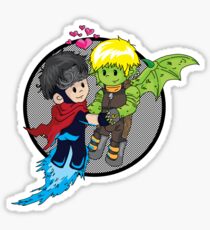 Wiccan and Hulkling Sticker