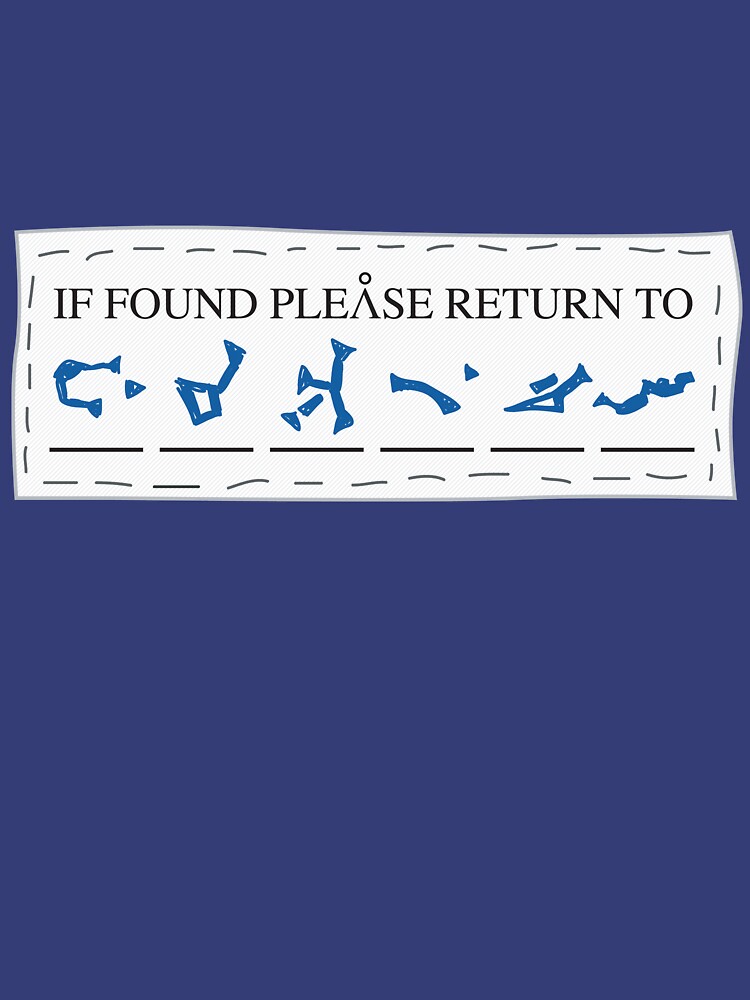 if found t shirt