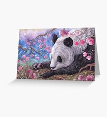 Lazy Panda Greeting Card