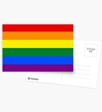 Flagge des homosexuellen Stolzes Postkarten