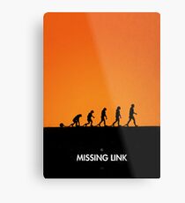 99 steps of progress - Missing link Metal Print