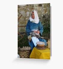 Peasant Woman Greeting Card