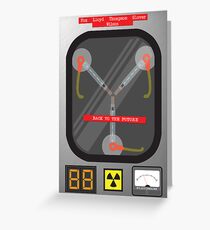 The Flux Capacitor Greeting Card