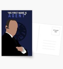 His First Name is "AGENT." Postcards