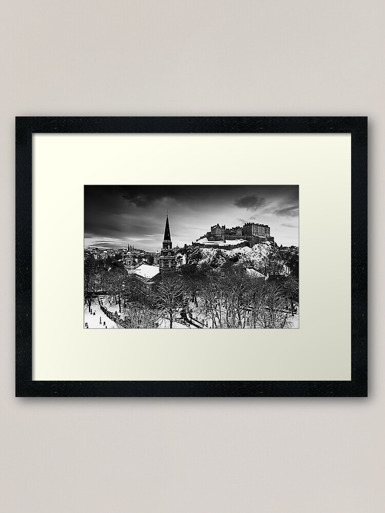 Alternate view of Edinburgh In Ermine Framed Art Print