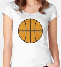 Noodle DARE Basketball Tee Women's Fitted Scoop T-Shirt