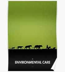 99 steps of progress - Environmental care Poster