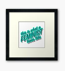 FEMINIST Framed Print