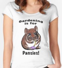 Gardening is for Pansies Women's Fitted Scoop T-Shirt