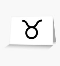 Taurus Greeting Card