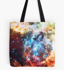 Colorful Star Cluster Tote Bag