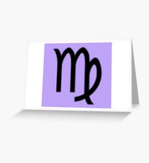 Virgo Greeting Card