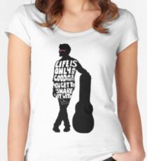 Camiseta entallada de cuello redondo Camisa de Darren Criss