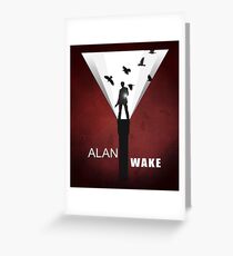 Alan Wake Greeting Card