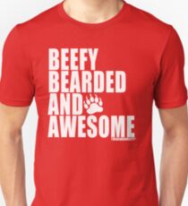 Beefy Bearded and Awesome Slim Fit T-Shirt