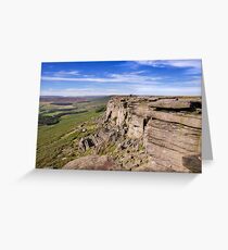 Stanage Edge, Peak District National Park, UK Greeting Card
