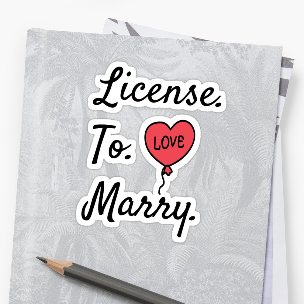 license-to-marry-shirt-sticker-by-thanakorn1994-redbubble