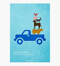 Little Blue Truck Photographic Print
