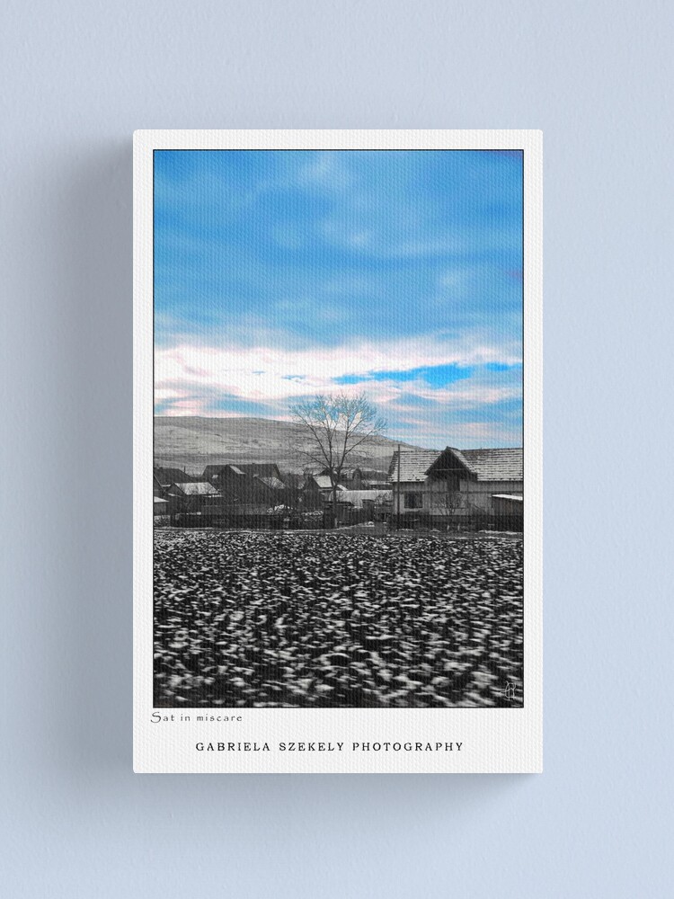 Alternate view of Village in motion Canvas Print