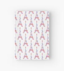 Flower Eiffel Tower Paris Hardcover Journal
