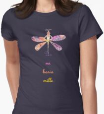 Da mi basia mille Women's Fitted T-Shirt