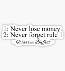 Warren Buffett rules Sticker