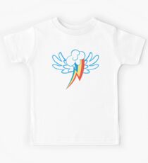 Rainbow Dash Cutie Wings Kids Tee