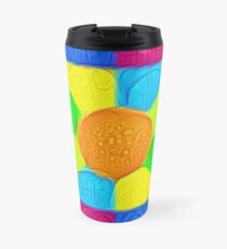 DeepDream Color Squares Visual Areas 5x5K v19 Travel Mug