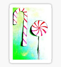 Christmas - Christmas baking, candy canes, lollipops - Weihnachtsbäckerei, Zuckerstangen, Lolipops Sticker