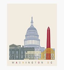 Washington DC skyline poster Photographic Print