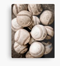 Baseball Collection Metal Print
