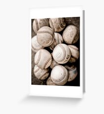 Baseball Collection Greeting Card