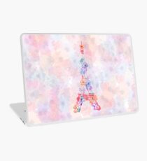 Flower Eiffel Tower Paris Laptop Skin