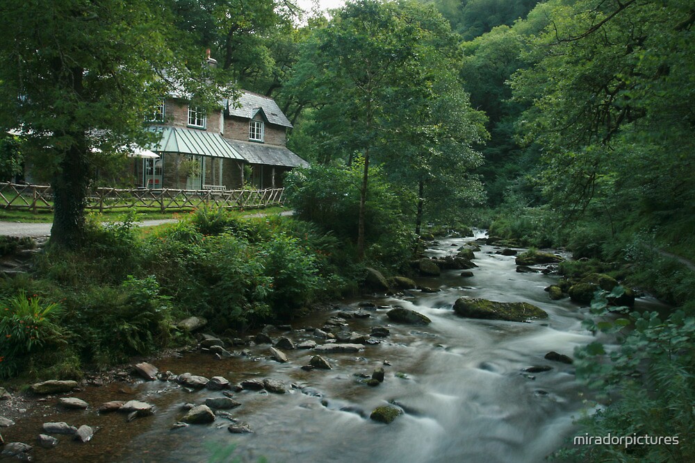 "Watersmeet house in Exmoor national park" by miradorpictures Redbubble