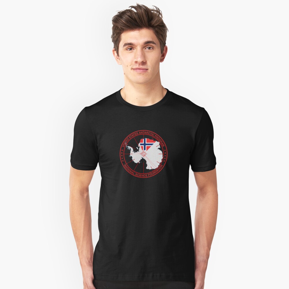 ANTARCTICA - USA/Norway Slim Fit T-Shirt