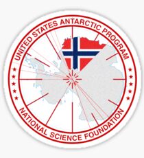 ANTARCTICA - USA/Norway Sticker