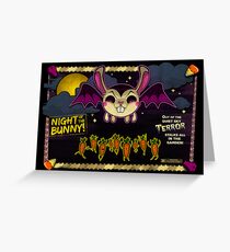 Night of the Bunny Greeting Card