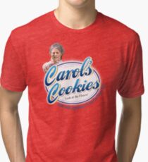 Famous Carol's Cookies Logo Tri-blend T-Shirt