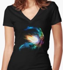 Collide Women's Fitted V-Neck T-Shirt