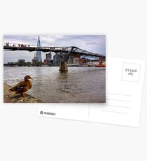 A duck's view of the London Thames, London Postcards