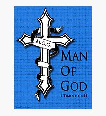 M.O.G. Man of God Print design 5 Photographic Print