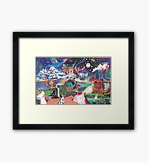 The Fabric Framed Print