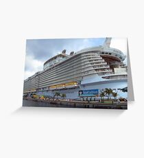 Allure of the Seas - Nassau, Bahamas Greeting Card