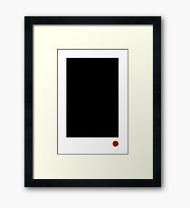 red dot (ii) Framed Print
