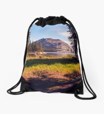 Tenaya Lake. Yosemite National Park, CA. Drawstring Bag