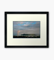 Dunk Island Rainbow Framed Print