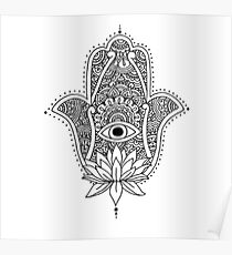 Henna Hand Designs Poster